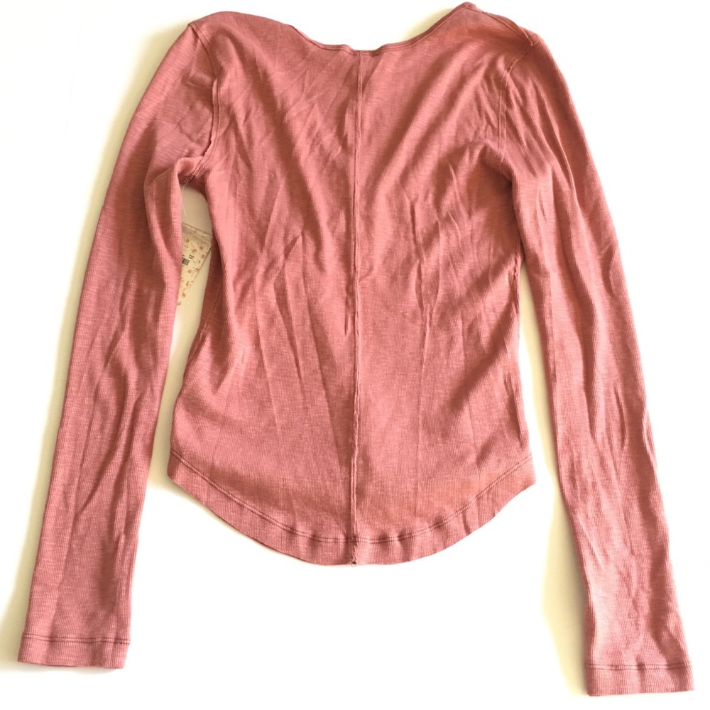 NWT WE THE FREE Free People Henley Top Size M - Picture 5 of 7